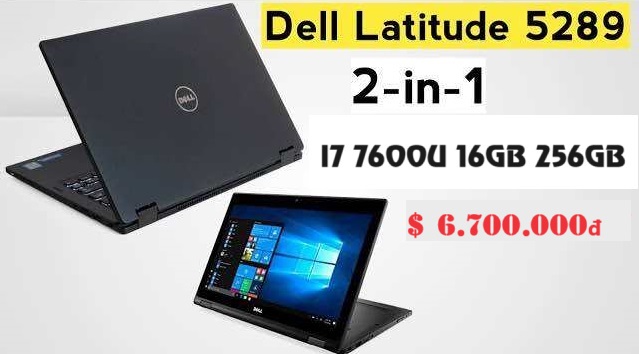 DELL 5289 2 IN 1 I7 7600U 16G 12.5