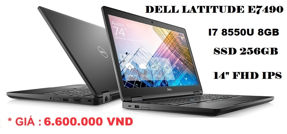 DELL LATITUDE 7490 I7 8650U 8GB 256GB 14