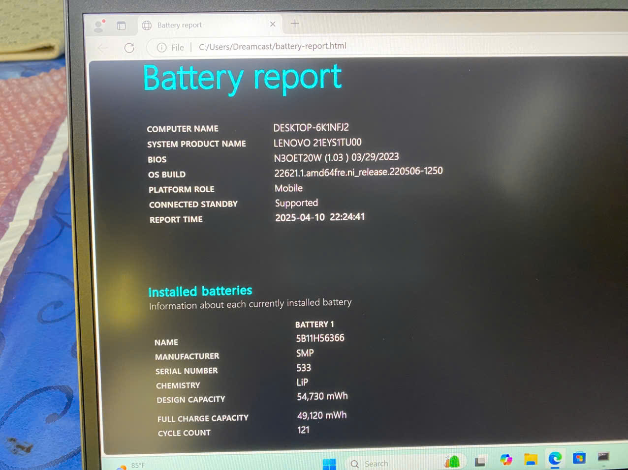 LENOVO THINKPAD X13 GEN 4 I7 1365U 16GB 512GB 13.3"FHD+